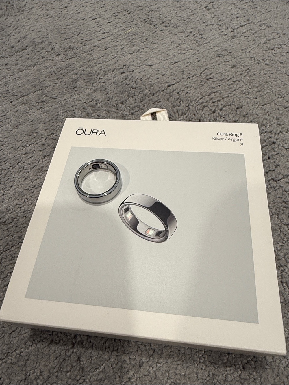 Oura Ring Gen 5 Smart Ring โ Silver Finish